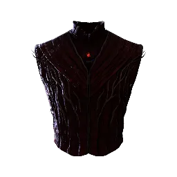 Red Frayed Robe