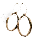 Bronze Hoop Earrings